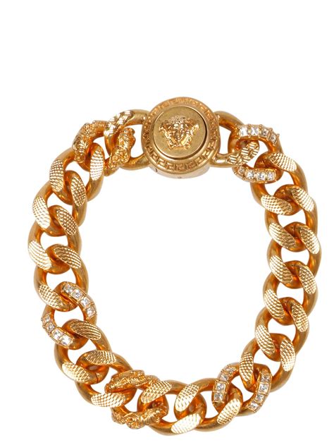 mens versace bracelet for sale|Versace bracelet men's gold.